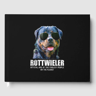 Livro De Visitas Cachorro Rottweiler Das Pessoas Mais Frescas Do Pl