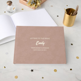 Livro De Visitas Caderno de Lembranças Cartas Pardas de Mocha para