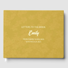 Livro De Visitas Caderno de Lembranças com Letras Douradas para a N