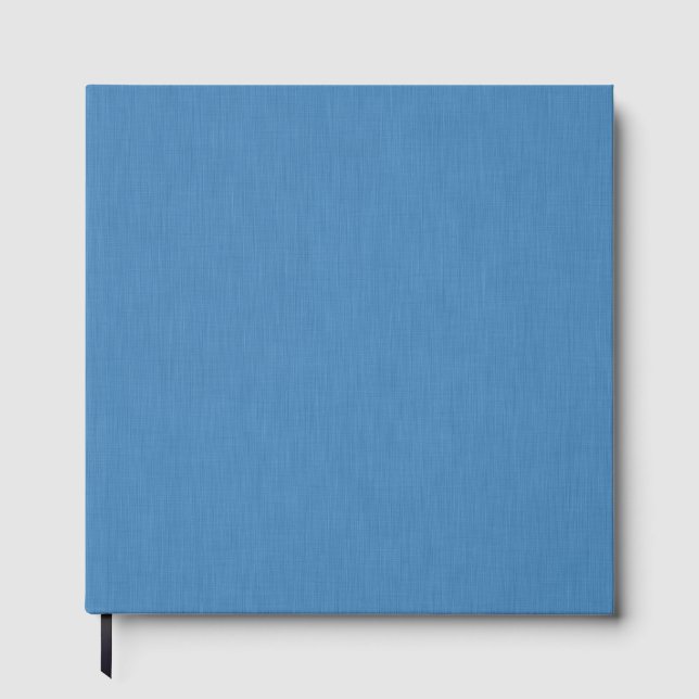Livro De Visitas Calm & simple plain blue textured background (Frente)