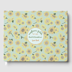 Livro De Visitas Cama floral & pequeno almoço da casa de férias d