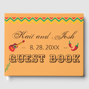Livro De Visitas Cancún Mexicano Fiesta Weding Guest Book