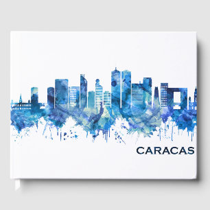 Livro De Visitas Caracas Venezuela Skyline Blue