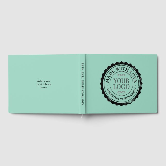 Livro De Visitas Carimbo - SEU TEXTO & LOGO 3 (Completo)