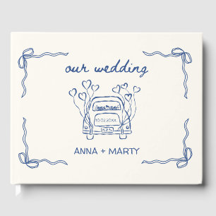 Livro De Visitas Carro De Casamento De Arcos Retrorreflectores Retr