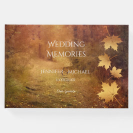 Livro De Visitas carteiro de outono deixa lembranças de casamento c
