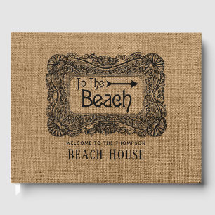 Livro De Visitas Casa Burlap Beach