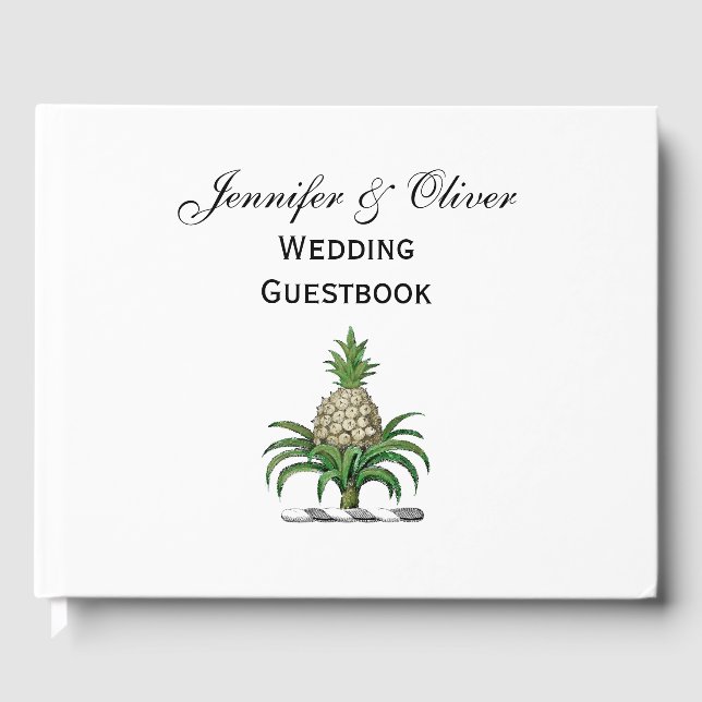 Livro De Visitas Casaco de Ananás Herádico de Pré-Papoeira (Frente)