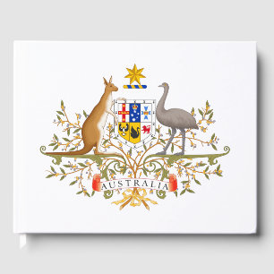 Livro De Visitas Casaco de Armas da Austrália