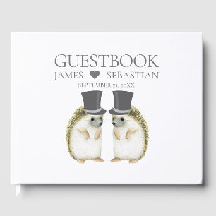 Livro De Visitas Casamento alegre bonito do casal dos noivos do