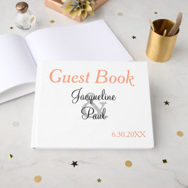 Livro De Visitas Casamento Azul Melão Branco Monograma
