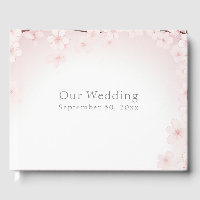 Casamento bonito com flores de cereja cor-de-rosa