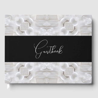 Livro De Visitas Casamento bonito de padrão de vinheta