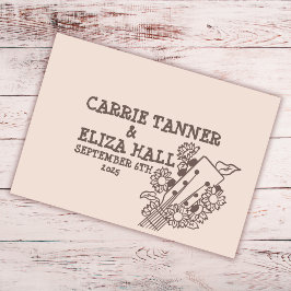 Livro De Visitas Casamento Canyon Rock Boho de 1970