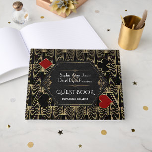Livro De Visitas Casamento Casino Vegas Roaring 20s Gatsby Art Deco
