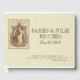 Livro De Visitas Casamento Católico Tradicional, Virgem Abençoada M