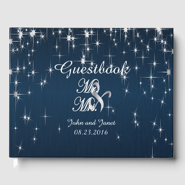 Livro De Visitas Casamento Charming Star Struck (Frente)