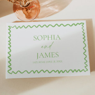 Livro De Visitas Casamento com Borda Ondulada Verde Cítrico Caprich