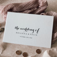 Casamento com Caligrafia Moderna