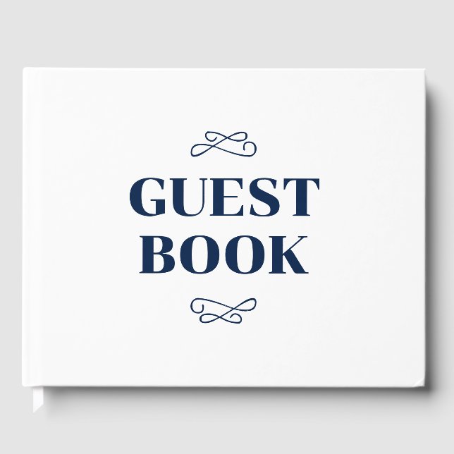 Livro De Visitas Casamento com Floreio Naval (Frente)