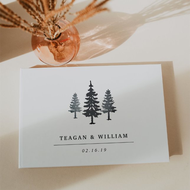 Livro De Visitas Casamento da Floresta de Inverno (Criador carregado)