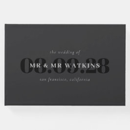 Livro De Visitas Casamento da Tipografia do Carvão Elegante