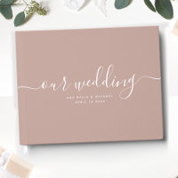 Casamento de Blush Mínimo Elegante Chic Moderno
