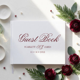 Livro De Visitas Casamento de Casais Clássico e Elegante