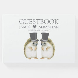 Livro De Visitas Casamento de Casal Gay de Foguetes