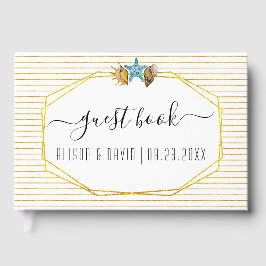 Livro De Visitas Casamento de castelos de água para caligrafia