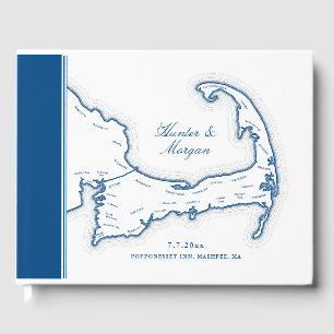 Livro De Visitas Casamento de Destino do Mapa do Cabo
