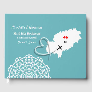 Livro De Visitas Casamento de Espanha de Ibiza