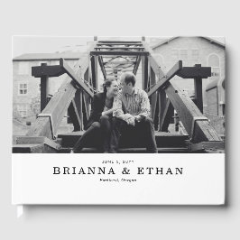 Livro De Visitas Casamento de Foto Elegante