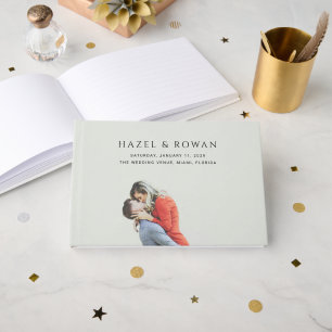 Livro De Visitas Casamento de Foto Simples Moderna