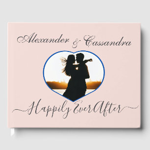 Livro De Visitas Casamento de Fotografias Mínimas Escamufladas Eleg
