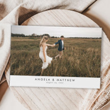 Casamento de Fotografias Simples Elegante Minimali