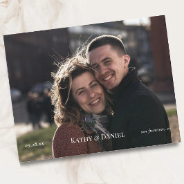Livro De Visitas Casamento de Fotos Simples Moderno Minimalista