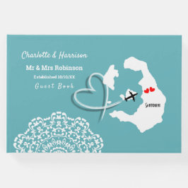 Livro De Visitas Casamento de Grécia de Destino Santorini
