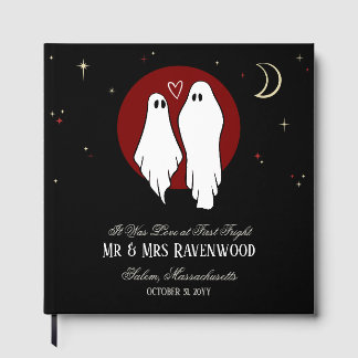 Livro De Visitas Casamento de Halloween de União de Almas Vermelhas
