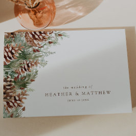 Livro De Visitas Casamento de Inverno Elegante