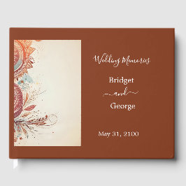 Livro De Visitas casamento de macrame bege