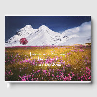 Casamento de Montanha e Flores coberto por Neve