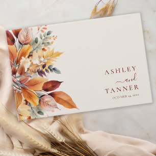 Livro De Visitas Casamento de outono Elegante
