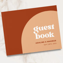 Casamento de peach terracotta simples