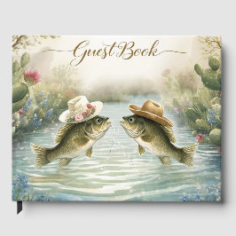Livro De Visitas Casamento de Pesca no Texas