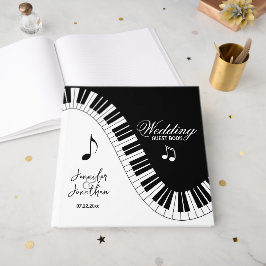 Livro De Visitas Casamento de Piano Keys, Músicos Criativos