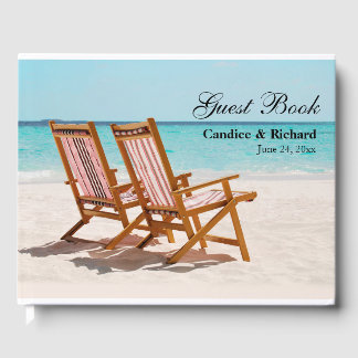 Livro De Visitas Casamento de praia ou Casa de praia