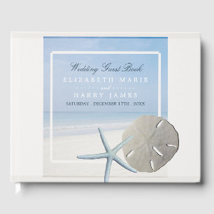Livro De Visitas Casamento de praias de areia e dólar