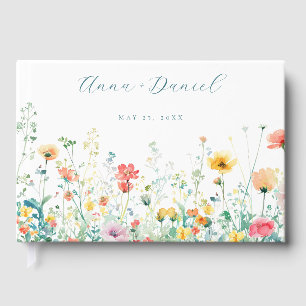 Livro De Visitas Casamento de Primavera selvagem