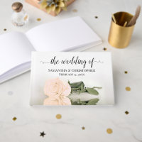 Casamento de Rosa de Pêssego Lâmpada Elegante